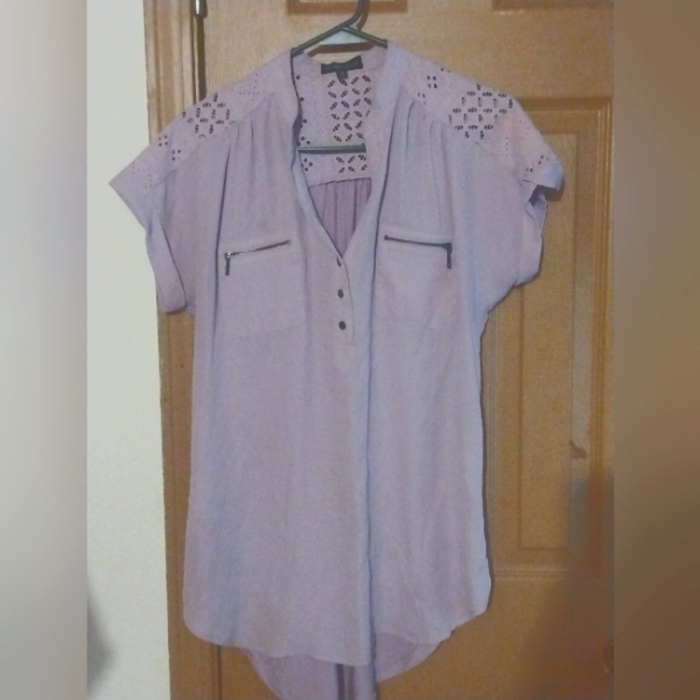 My Michelle M Lavender Blouse